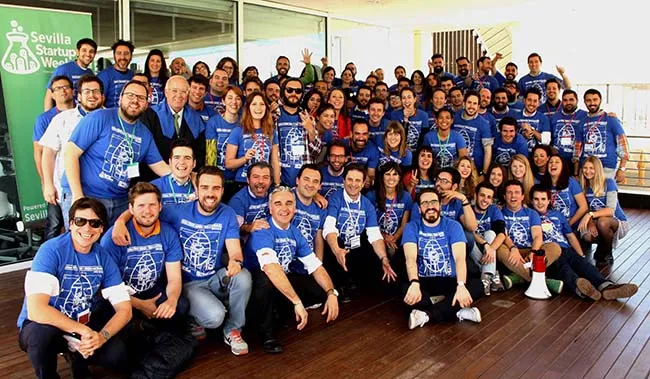 Startup Weekend Sevilla, grupo de emprendedores